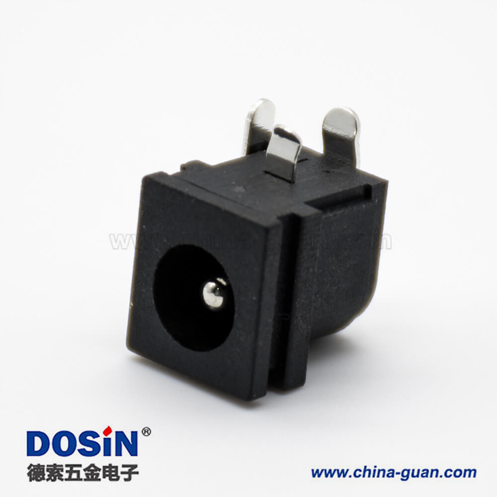 DC直流電源插座公不帶屏蔽插孔貼片焊接彎式連接器 DC直流電源插座公不帶屏蔽插孔貼片焊接彎式連接器