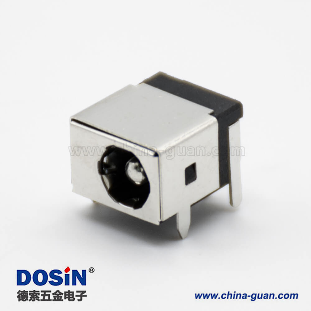 金屬DC插座公直式插孔貼片焊接5.5*2.1毫米帶屏蔽電源連接器 金屬DC插座公直式插孔貼片焊接5.5*2.1毫米帶屏蔽電源連接器