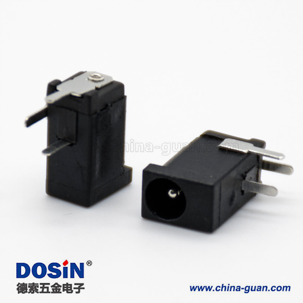 插座電源接口公座不帶屏蔽插孔貼片焊接彎式5.5*2.0毫米DC連接器 插座電源接口公座不帶屏蔽插孔貼片焊接彎式5.5*2.0毫米DC連接器