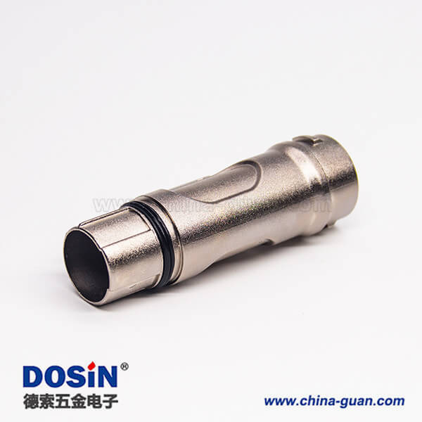 高壓互鎖金屬連接器單芯8mm直式金屬插頭帶屏蔽電流200A 高壓互鎖金屬連接器單芯8mm直式金屬插頭帶屏蔽電流200A