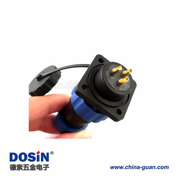 SP17信號(hào)傳輸接頭7芯尼龍電纜防水連接 SP17信號(hào)傳輸接頭7芯尼龍電纜防水連接