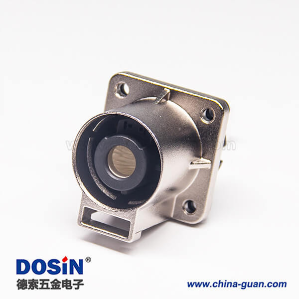 高壓?jiǎn)涡具B接器金屬電流200A直式互鎖插座連接器 高壓?jiǎn)涡具B接器金屬電流200A直式互鎖插座連接器