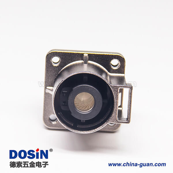 高壓?jiǎn)涡具B接器金屬電流200A直式互鎖插座連接器 高壓?jiǎn)涡具B接器金屬電流200A直式互鎖插座連接器