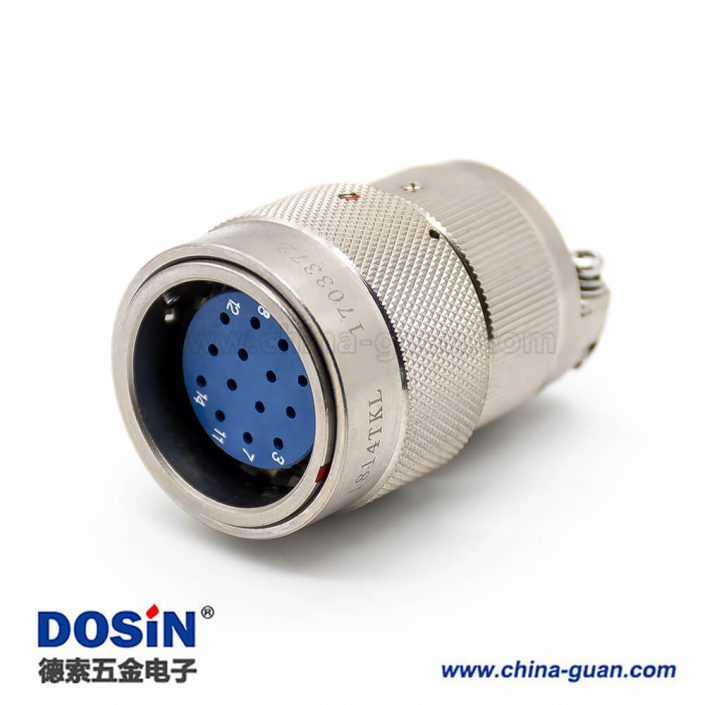 Y27G系列電連接器20殼體號14芯公插頭工防黃銅直式卡口連接焊杯 Y27G系列電連接器20殼體號14芯公插頭工防黃銅直式卡口連接焊杯