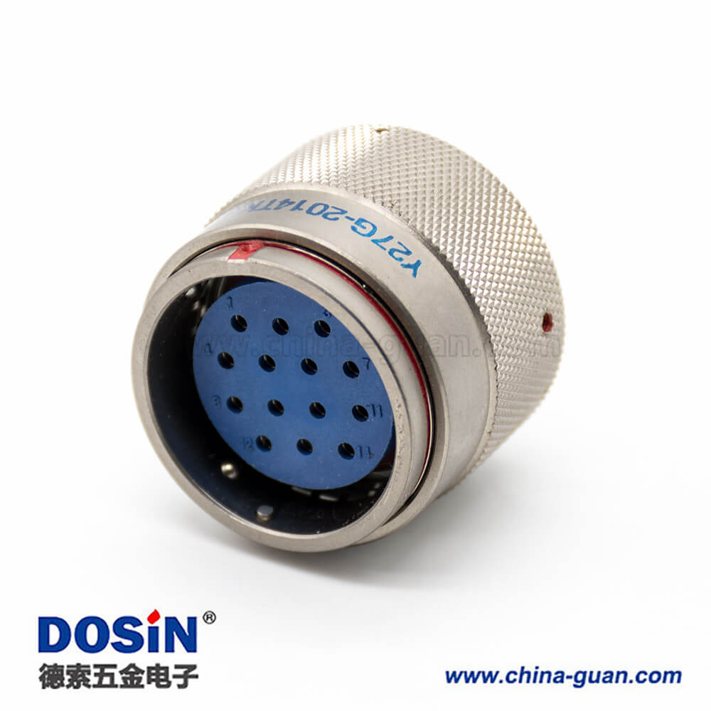 Y27G插頭20殼體號母頭14芯直式工防黃銅夾線板式卡口連接接線焊杯連接器 Y27G插頭20殼體號母頭14芯直式工防黃銅夾線板式卡口連接接線焊杯連接器