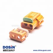 高壓互鎖HVIL2芯塑料絕緣體直式插頭150A連接器 高壓互鎖HVIL2芯塑料絕緣體直式插頭150A連接器