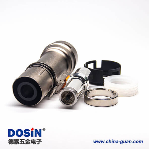 高壓互鎖連接器金屬帶屏蔽單芯8mm插頭電流200A 高壓互鎖連接器金屬帶屏蔽單芯8mm插頭電流200A