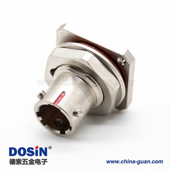 Y50X圓形連接器08殼體號2芯公插座卡口連接前鎖穿墻焊杯鍍鎳直式防水連接器 Y50X圓形連接器08殼體號2芯公插座卡口連接前鎖穿墻焊杯鍍鎳直式防水連接器