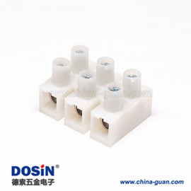 貫通式接線端子排白色焊接式式間距8.00mm接線連接器 貫通式接線端子排白色焊接式式間距8.00mm接線連接器