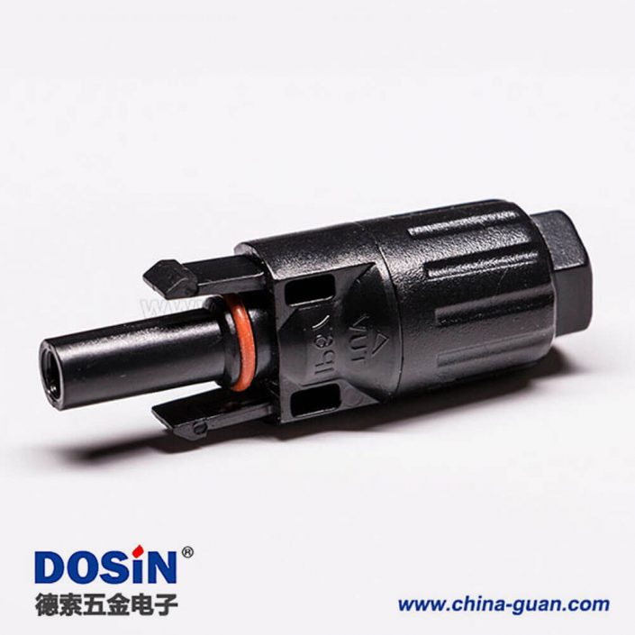 光伏連接器的公頭直式Mc4接線防水 光伏連接器的公頭直式Mc4接線防水