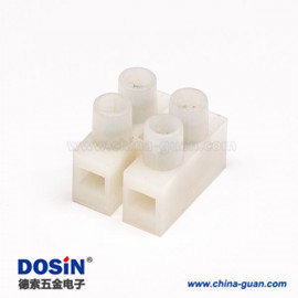 阻燃尼龍接線端子排H型4孔焊線式白色貫通式接線端子 阻燃尼龍接線端子排H型4孔焊線式白色貫通式接線端子