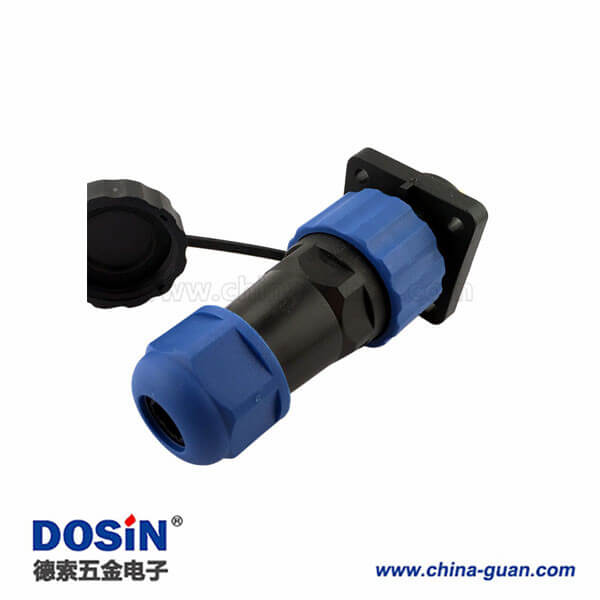 SP17路燈防水接頭 9芯塑料電纜連接器 SP17路燈防水接頭 9芯塑料電纜連接器