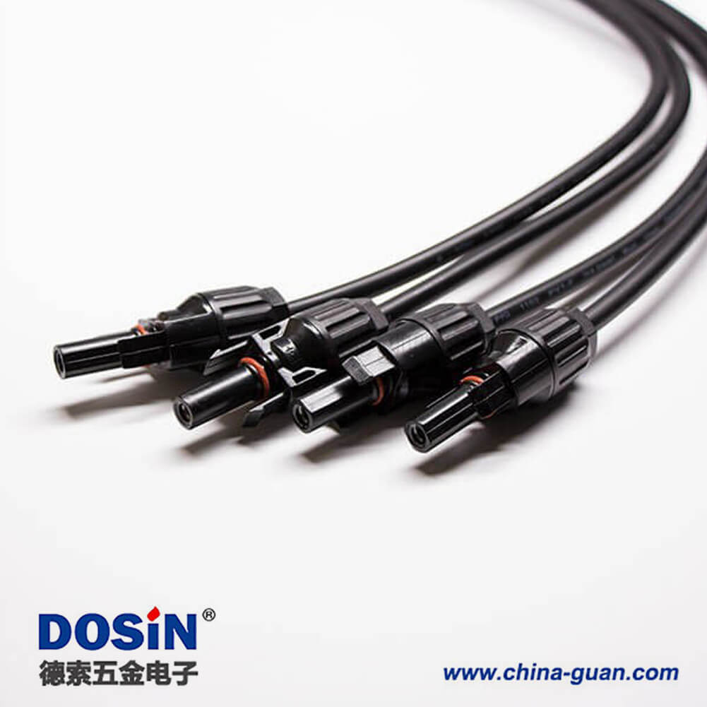 MC4光伏連接器一出四分支一套接線防水