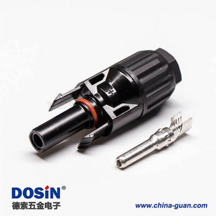 MC4連接器接線面板安裝一公一母一套防水 MC4連接器接線面板安裝一公一母一套防水