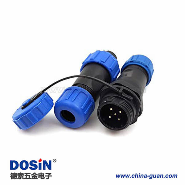 SP17 5芯防水圓形航空插頭替代weipu威浦5芯連接器 SP17 5芯防水圓形航空插頭替代weipu威浦5芯連接器