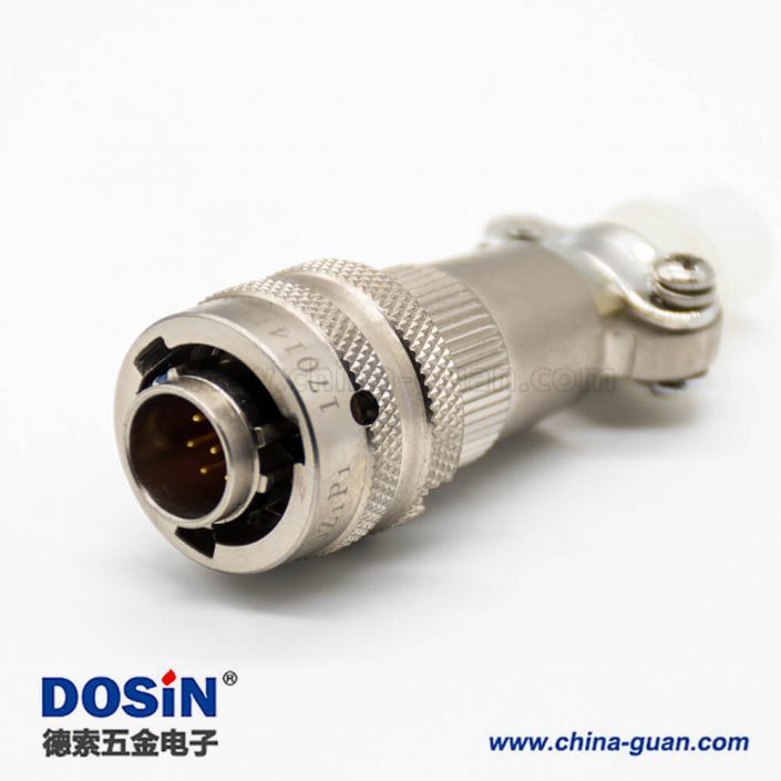 XCE插頭10芯直式公頭卡口連接接線焊接電連接器14殼體化學鍍鎳 XCE插頭10芯直式公頭卡口連接接線焊接電連接器14殼體化學鍍鎳