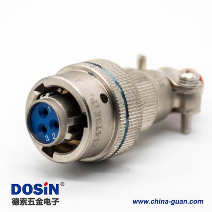 3芯航空插頭母卡口連接接線焊接直式XCE連接器14殼體化學鍍鎳 3芯航空插頭母卡口連接接線焊接直式XCE連接器14殼體化學鍍鎳