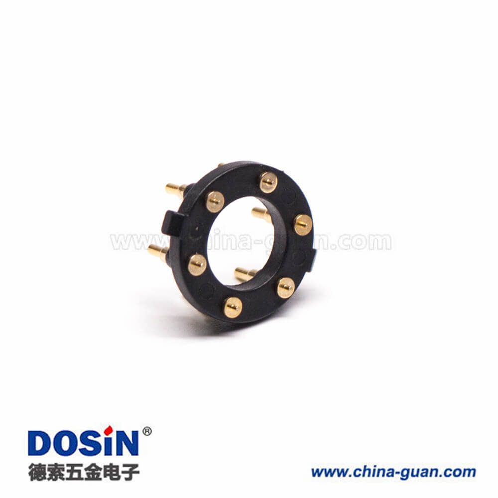 Pogo Pin頂針連接器插入焊接式6芯環(huán)形間距11MM Pogo Pin頂針連接器插入焊接式6芯環(huán)形間距11MM