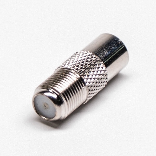 1 F母轉(zhuǎn)PAL公轉(zhuǎn)接頭公轉(zhuǎn)母直式同軸連接器鍍鎳