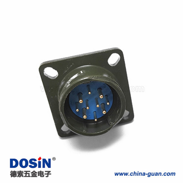 11 Y2M插座10芯YP型快速連接新型鋁殼連接器