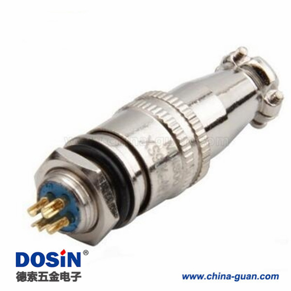 165 XS9-4芯開孔9mm推拉式航空插頭XS9-4P