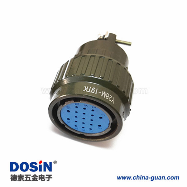 26 Y型連接器 Y28M-19TK 航空插頭