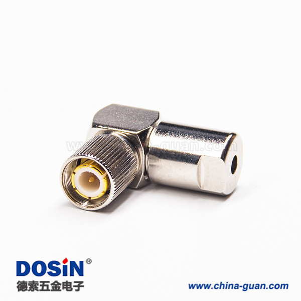 28 通信DIN連接器1.6/5.6螺母鎖緊彎式公頭線纜ST212