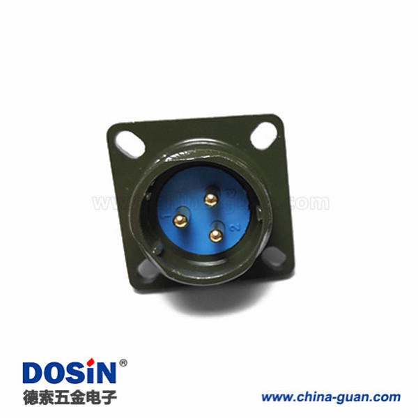 3 Y2M連接器航空插座3芯Y2M-3ZJ 卡口連接器