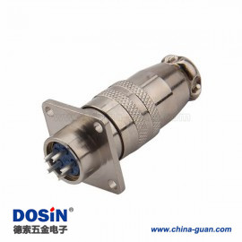 7032 航空插頭XS16 5芯快速連接器方插座