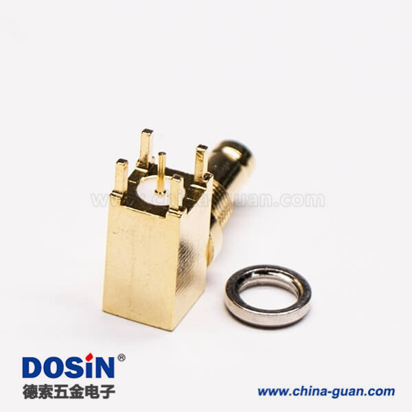 din1-0-23-connector-female-right-angled-through-hole-for-pcb-mount(1) DIN 1.0 2.3接頭彎式母頭插板穿墻接PCB板