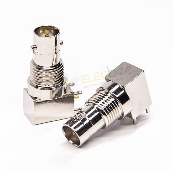 mini-bnc-connector-female-bulkhead-through-hole-for-pcb-mount (5) Mini BNC連接器母頭母針彎式90度插板