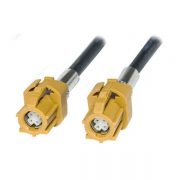 lvds-cables-assembly-1m-with-hsd-4pin-k-code-female-to-female-connector HSD 連接器接線4芯K型母轉(zhuǎn)母LVDS線束1M