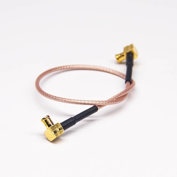 mcx-to-mcx-cable-plug-to-plug-rg178-assembly-20cm(1) MCX連接器90度公轉公接RG178線長20cm