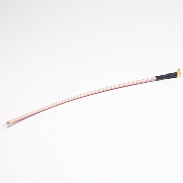 mmcx-cable-connector-male-with-rg316-15cm-td(3) MMCX連接器90度公接RG316線長15cm剝線沾錫