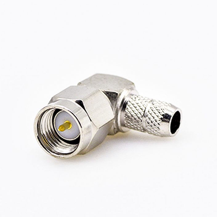 173(7) SMA公頭彎式用于Rg58連接器壓接類型