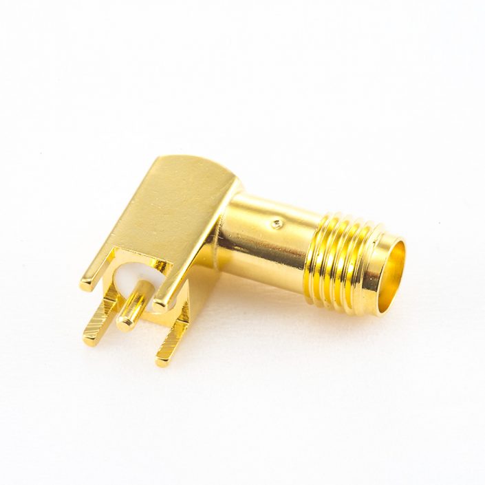 193(8) PCB射頻連接器SMA彎式母頭形插孔