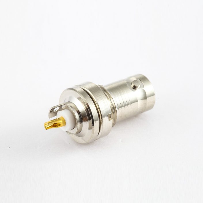 EB-001-0511 BNC連接器焊杯接線母180度面板安裝前鎖穿墻50ohm