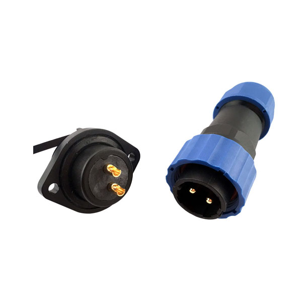 13 法蘭SP21-4芯防水航空連接器