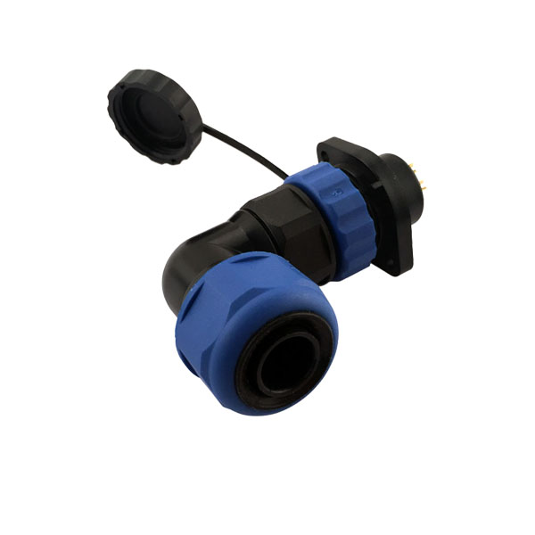 14 2孔法蘭防水連接器 SP21 12芯