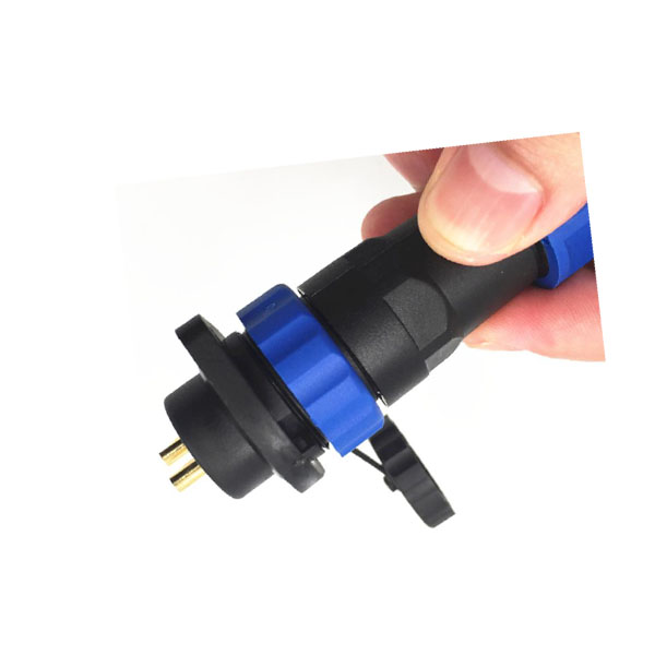 2 戶外連接器防水接頭SP21-9芯 塑料防水