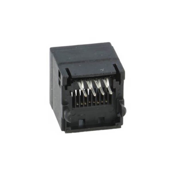 2XEB-500-7066_4 RJ45插座180度灰色塑料母座非屏蔽不帶燈