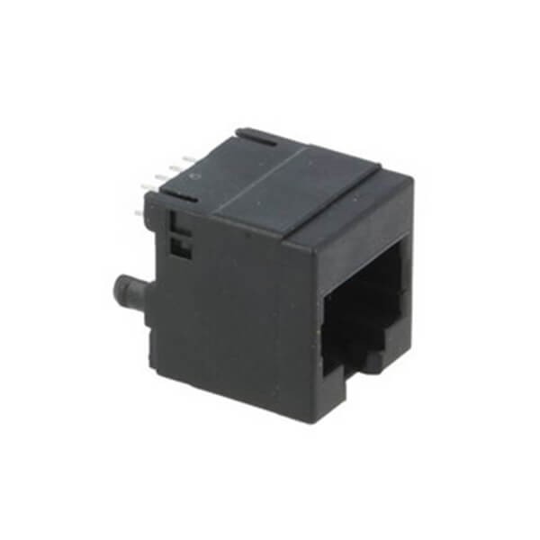 2XEB-500-7066_7 RJ45插座180度灰色塑料母座非屏蔽不帶燈