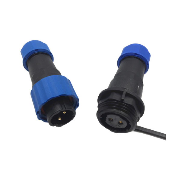 6 對接防水連接器航空插頭SP21-2芯連接器