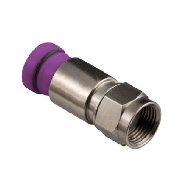 EB-003-0104 F擠壓型公頭接RG6線材75歐姆