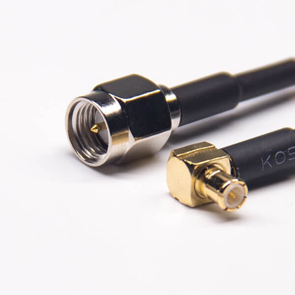 EB-101-0375 SMA型直式公頭同軸線轉(zhuǎn)MCX彎式公頭接RG316