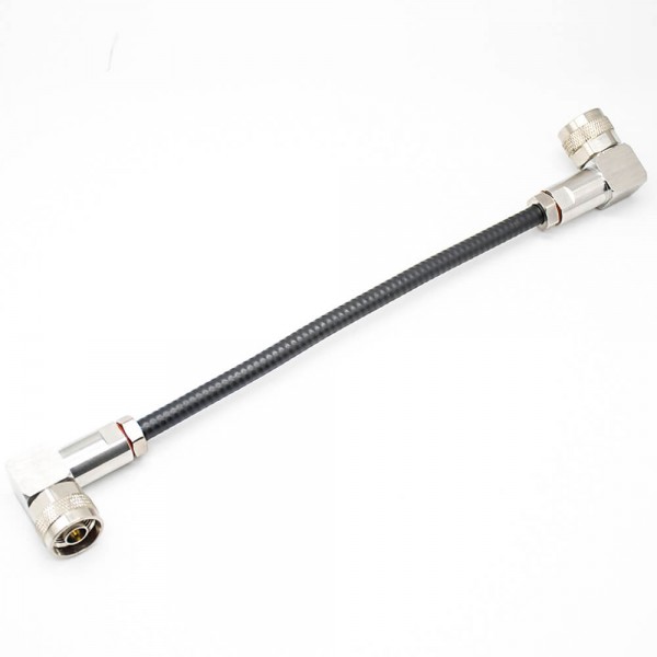 EB-101-0629 N型公頭轉(zhuǎn)接頭彎式公頭轉(zhuǎn)公頭接測(cè)試跳線線長(zhǎng)20cm