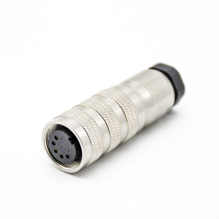 EB-400-3073 對(duì)接連接器M16連接器5芯母插頭和公插座一套前鎖板焊線帶屏蔽