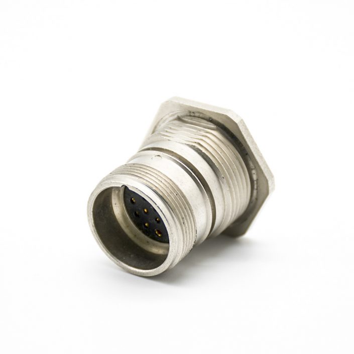 EB-400-4059 M23母插頭17芯直式接線焊線連接器