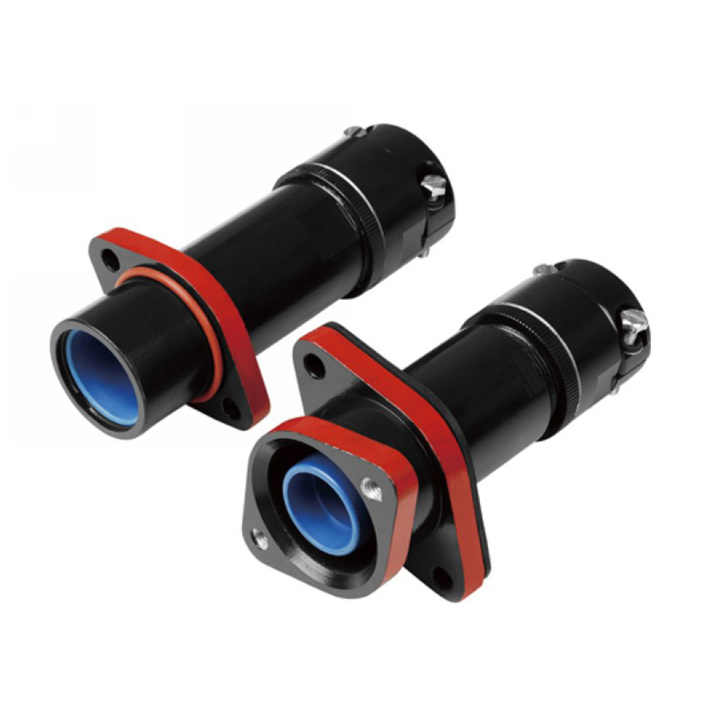 EB-418-5019 卡口圓形連接器JL插頭&插座直式單芯面板安裝焊接推入式連接牽引連接器