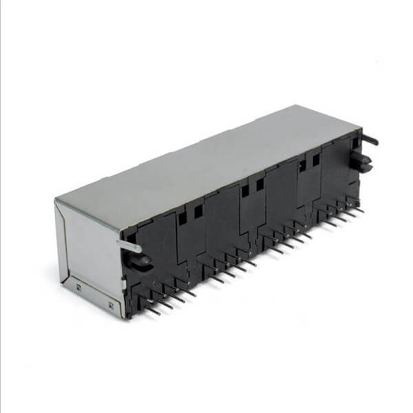 EB-500-7109_2 8P8C網絡插座RJ45不帶燈帶屏蔽帶彈片國標耐高溫